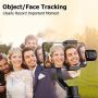 Hohem 3-Axis Gimbal Stabilizer for iPhone 11 PRO MAX X XR XS Smartphone w/Inception Sport Mode Object Face Tracking Motion Time-Lapse Quick Balance Handheld Gimbal for Vlog Youtuber Live Video