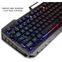 Gaming Keyboard and Mouse Combo,SADES Gaming Mouse and Keyboard,Wired Keyboard with Colorful Lights and Mouse with 4 Adjustable DPI for Gaming for PC/laptop/MAC/win7/win8/win10