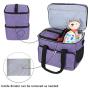 Teamoy Double Layer Dog Travel Bag with 2 Silicone Collapsible Bowls, 2 Food Carriers, 1 Water-Resistant Placemat, Pet Supplies Weekend Tote Organizer Teamoy Double Layer Dog Travel Bag with 2 Silicone Collapsible Bowls, 2 Food Carriers, 1 Water-Resistant Placemat, Pet Supplies Weekend Tote Organizer