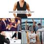 Wonderience Men Shapewear Slimming Body Shaper Compression Shirt Tank top with Zipper Underwear for Tummy Control