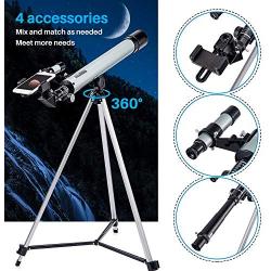 Telescope for Adults & Kids Monocular Refractor Telescope for Astronomy Beginners Professional 600mm50mm with Tripod & Smartphone Adapter