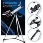 Telescope for Adults & Kids Monocular Refractor Telescope for Astronomy Beginners Professional 600mm50mm with Tripod & Smartphone Adapter