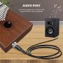 Kalimba 17 Key Thumb Piano Finger Mahogany Music Instruments with Pickup Jack, Tuning Tool and Carry Bag by Finether