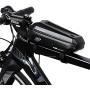 XIANWEI Bicycle Frame Bag, Waterproof Handlebar Bag, Tube Bag, Bicycle Accessories, Waterproof Bicycle, Mobile Phone Bag, Bicycle Top Tube Bag, Suitable for Smart Phones