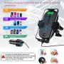 Wireless car charger mount,Qi 15W fast wireless car charger,IR control Auto-clamping Windshield Dashboard Air Vent phone mount,compatible with iPhone 11Pro/Max/XR/11/X/8,Samsung S10/S10+/S9/S9+/S8/S8+
