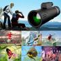 Monocular Telescope - 12X50 High Power 【HD Monocular for Bird Watching】 with Smartphone Holder & Tripod IPX7 Waterproof Monocular Made by Hyper FMC BAK4 Prism & Eco-Friendly Materials