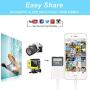 FA-STAR SD Card Reader, TF & SD Card Dual Slot Camera Reader Adapter, Trail Game Camera Viewer Compatible with iPhone 11 Pro Max Xs XR X 8 7 Plus and iPad Mini Air Pro, Plug and Play - White