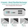 ROMOSS 20000mAh Power Bank LT20PS+, 18W PD USB C Portable Charger with 3 Outputs & 3 Inputs External Battery Pack Cell Phone Charger Battery Compatible with iPhone 11, Xs Max, iPad Pro, Samsung S20