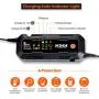 NDDI Automatic Battery Charger, 6V-12V 5000mA Quick Smart Trickle Battery Charger for Motorcycle Car Boat Lawn Mower(5A) NDDI Automatic Battery Charger, 6V-12V 5000mA Quick Smart Trickle Battery Charger for Motorcycle Car Boat Lawn Mower(5A)