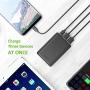 Omars Power Bank 10000mAh Portable Charger USB C & 2 USB A Ports Compact Battery Pack for iPhone Huawei Samsung and Type C Device