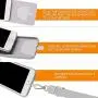 Phone Neck Strap,Doormoon Wristlet Keychain with Patch Works with All Smartphones Cases Drop Protection Compatible with iPhone, Samsung, Google & Most Smartphones, 2 Pack,Black Grey