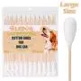 GLADOG 6 Inch Professional Large Cotton Buds for Dogs, Specially Designed Dog Cotton Buds with Wood Handle, Large Means Safe GLADOG 6 Inch Professional Large Cotton Buds for Dogs, Specially Designed Dog Cotton Buds with Wood Handle, Large Means Safe