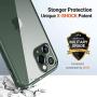 TORRAS Diamonds Clear iPhone 11 Pro Max Case, [Anti-Yellow][Fully Protective] Slim Fit Shockproof Hard Plastic Back & Soft Silicone Bumper Phone Case Designed for iPhone 11 Pro Max,Midnight Green