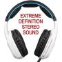 Xbox One PS4 Headset,Sades SA920 3.5mm Wired Over Ear Stereo Gaming Headphones with Microphone for PC iOS Computer Gamers Smart Phones Mobiles(White Black)