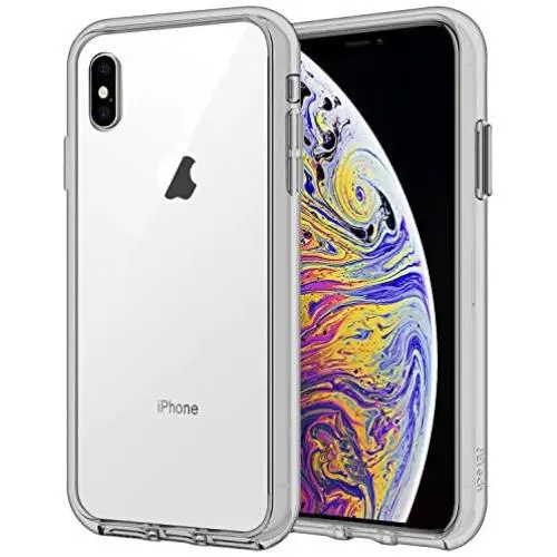 JETech Case for Apple iPhone Xs Max 6.5-Inch, Shock-Absorption Bumper Cover, Grey JETech Case for Apple iPhone Xs Max 6.5-Inch, Shock-Absorption Bumper Cover, Grey