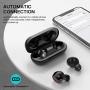 Wireless Earbuds for iPhone, Bluetooth 5.0 True Wireless Bluetooth Earbuds, with bass 3D Stereo Sound Wireless Headphones, Auto Pairing Bluetooth Headset (Black)