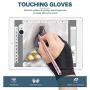 Stylus Pen for Touch Screens, XIRON Rechargeable 1.5 mm Fine Point Active Stylus Pen Smart Digital Pencil Compatible with iPad iPhone and Most Tablets High Precise Pencil with Glove