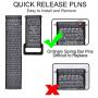 V-MORO Nylon Strap Compatible with Galaxy Watch 46mm Bands/Gear S3 Frontier Band Men 22mm Soft Breathable Woven Loop Replacement for Samsung Galaxy Watch 46mm/Gear S3 Smartwatch Gray