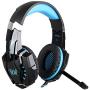 Each 3.5 mm Gaming Headphones Headset Headband with Microphone & LED Light for Playstation 4 PS4 Tablet PC iPhone 7/7 Plus/ 6s/ 6s Plus/ 6 Plus/ 6/ 5s/ 5c/ 5 Mobile Phones Black+Blue