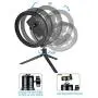 Ring Light, OUTAD 10.2" LED Selfie Ring Light with Tripod Stand & Phone Holder, Bluetooth Remote Shutter Desk Ring Light for iPhone/Android, 10 Brightness Level & 3 Light Modes, for Live Stream/Makeup