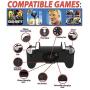 Mobile Game Controller Gamepad with Power Bank Portable Cooling Fan for Call of Duty PUBG Fortnite L1R1 Aim and Shoot Trigger Joystick for iPhone iOS Android Phone Grip Handle [2000mAh Version]