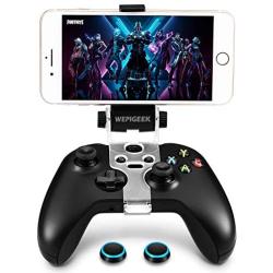 WEPIGEEK Adjustable Wireless Controller Phone Clip Mount Holder Clamp Compatible with Xbox/Xbox One/Xbox One S/Elite Bluetooth Gamepad