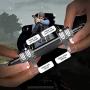 Mobile Game Controller, Android Gamepad Controller Joystick for iOS Joypad Phone (Transparent Phone Triggers and Camouflage Game Handle, Suit for 4.5-6.5 inch Phone)