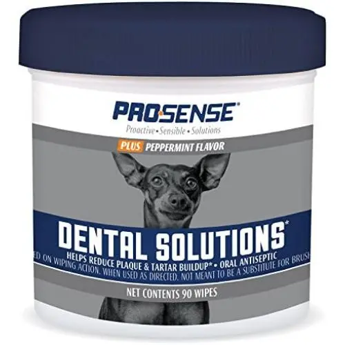 Pro-Sense P-87073 Plus Peppermint Flavor Dental Solutions Wipes, 90 Count Pro-Sense P-87073 Plus Peppermint Flavor Dental Solutions Wipes, 90 Count