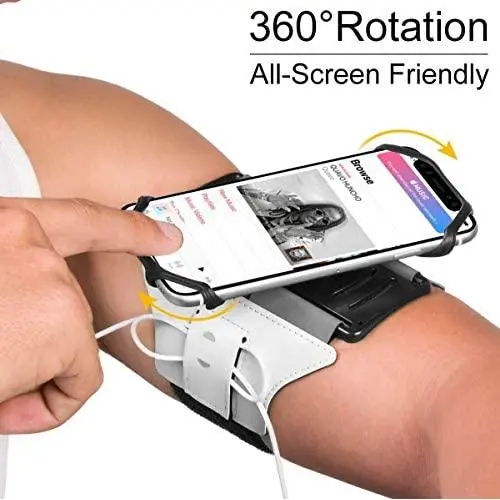 VUP Running Armband for iPhone 11 Pro Max X XR XS 8 7 6 6s Plus,Galaxy S10 S9 S8 Plus, Note 9/8/5/4,Google Pixel 3/2 XL,180°Rotatable with Key Holder Phone Armband for Hiking Biking Walking(Sliver) VUP Running Armband for iPhone 11 Pro Max X XR XS 8 7 6 6s Plus,Galaxy S10 S9 S8 Plus, Note 9/8/5/4,Google Pixel 3/2 XL,180°Rotatable with Key Holder Phone Armband for Hiking Biking Walking(Sliver)
