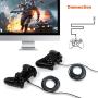 Micro USB Cable PS4 15FT,iSeeker Black Extra Long Durable Braided Type A Male to Micro-B Male Charging Data Cord Compatible Samsung Galaxy S6 S7 Edge, PS4 Controller, BLU, Moto, Nexus, LG, Smartphone