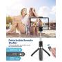 ELEGIANT Selfie Stick Tripod, 39.4 Inch Extendable Selfie Stick Tripod Stand with Wireless Remote Compatible with iPhone 11 11PRO XS Max XS XR X 8P 7P, Galaxy S20 S10 S9 S8, Gopro, Small Camera