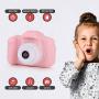 EMAAS Kids Digital Camera - HD Mini Camera Toy Recorder for 3-11 Years Old Kids - Shockproof -1080P Toddler Video Recorder and Photography - Boys & Girls– Includes 32GB SD Card (Pink)