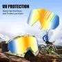 Wellovar Motorcycle Goggles,ATV Goggles Dirt Bike Ski Goggles Windproof Scratch Resistant Combat Goggles Adjustable UV Protective Safety Outdoor Glasses for Cycling, Climbing, etc Wellovar Motorcycle Goggles,ATV Goggles Dirt Bike Ski Goggles Windproof Scratch Resistant Combat Goggles Adjustable UV Protective Safety Outdoor Glasses for Cycling, Climbing, etc