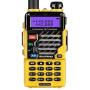 BAOFENG UV-5R Plus Qualette 5W Dual Band Two Way Radio Walkie Talkies (Imperial Yellow)