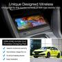 CarQiWireless Wireless Charger for Civic with Fast Charging Charger, 3 Coils Phone Wireless Charging Pad Mat fit for 10th Gen Honda Civic 2020 2019 2018 2017 2016 Accessories - with Fast Charging
