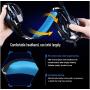KOTION Each G9000 3.5mm Game Gaming Headphone Headset Earphone Headband with Microphone LED Light for Laptop Tablet Mobile Phones (Blue)