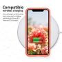 SURPHY Silicone Case for iPhone X iPhone Xs Case, Soft Liquid Silicone Shockproof Phone Case (with Microfiber Lining) Compatible with iPhone Xs (2018)/ iPhone X (2017) 5.8 inches (Nectarine)