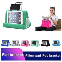 Pillow Tablet Stand for Ipad Stand Mult-Angle Tablet,with Phone Holder Lap Stand Mobile Phone Holder (Green)