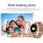 LIGE Smart Watch with Heart Rate Monitor Blood Pressure Sleep Monitor Smart Bracelet IP68 Waterproof Step Tracker Calorie Counter Fitness Tracker Watch Diamond Gold Mesh for Men Ladies