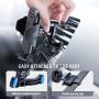 DesertWest Air Vent Car Phone Mount Hassle-free Cell Phone Holder Universal Compatible with iPhone 11 Pro X XS Max XR 8 7 6+, Samsung Galaxy S10 S10+ S10e S9 S8 S7 and More