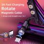 BIG+ Magnetic Phone Charging Cable, 3-in-1, 360° & 180° Rotating Heads. Supports Fast Charging and Data Transfer. Compatible Charger for Micro USB, Type C & iProduct Devices (4 Pack/12 Adapters/Tips)