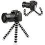 Octopus Camera Tripod, Walway Flexible Cell Phone Holder Stand Selfie Stick with Quick-Release Plate for Smartphone/Camera/GoPro/Action Camera/DSLR
