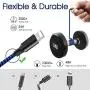 5Pack 6FT iPhone Charger Lightning Cables, Mfi Certified Charging Cable USB Syncing Data&High-Speed Nylon Braided Cord Cable Compatible 11 Pro Max XR XS X 8 8 Plus 7 7 Plus 6s 6sPlus iPad iPod & More 5Pack 6FT iPhone Charger Lightning Cables, Mfi Certified Charging Cable USB Syncing Data&High-Speed Nylon Braided Cord Cable Compatible 11 Pro Max XR XS X 8 8 Plus 7 7 Plus 6s 6sPlus iPad iPod & More