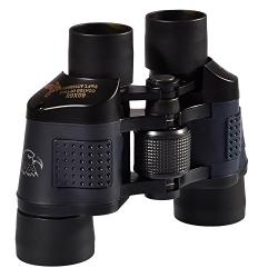 Bringsine Binocular - Sharp View, Quick Focus, Zoom Vision Optical Telescope with Wide Angle for Outdoor Birding Camping Golf Finishing Traveling Sightseeing, Folding Roof,Stay at Home (Black)