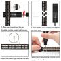 STIROLL Thin Replacement Band Compatible for Apple Watch 38mm 40mm 42mm 44mm, Stainless Steel Metal Wristband Women Men for iWatch 5/4/3/2/1 (Black+Rose Gold, 42mm/44mm)