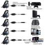 Gaming Headset for PS4  Nintendo Switch Xbox One PC with LED Light  Noise Canceling Gaming Headphone with Soft Memory Earmuffs Gaming Headset with Mic