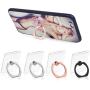 Libosa Cell Phone Ring Holder 360 Degree Rotation and 180 °Flip Transparent Finger Ring Stand Holder Kickstand Compatible with Most of Smartphones Tablet and Phone Case Sold by Libosa
