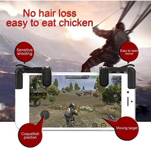 Game Button Mobile Phone Assist Tools Button Aim Key Shooting Games(Color:Black)