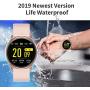 RUNDOING Smart Watch for Android Phones, 1.3 Inch Color Screen Fitness Tracker Activity Tracker, Heart Rate Monitor Fitness Watch,Compatible with iOS and Android