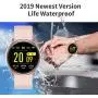 RUNDOING Smart Watch for Android Phones, 1.3 Inch Color Screen Fitness Tracker Activity Tracker, Heart Rate Monitor Fitness Watch,Compatible with iOS and Android